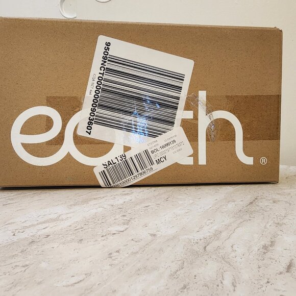 Earth Womens Edna Round Toe C Black Leather 7.5W - A046 - Picture 10 of 10